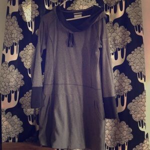 Columbia cowl dress